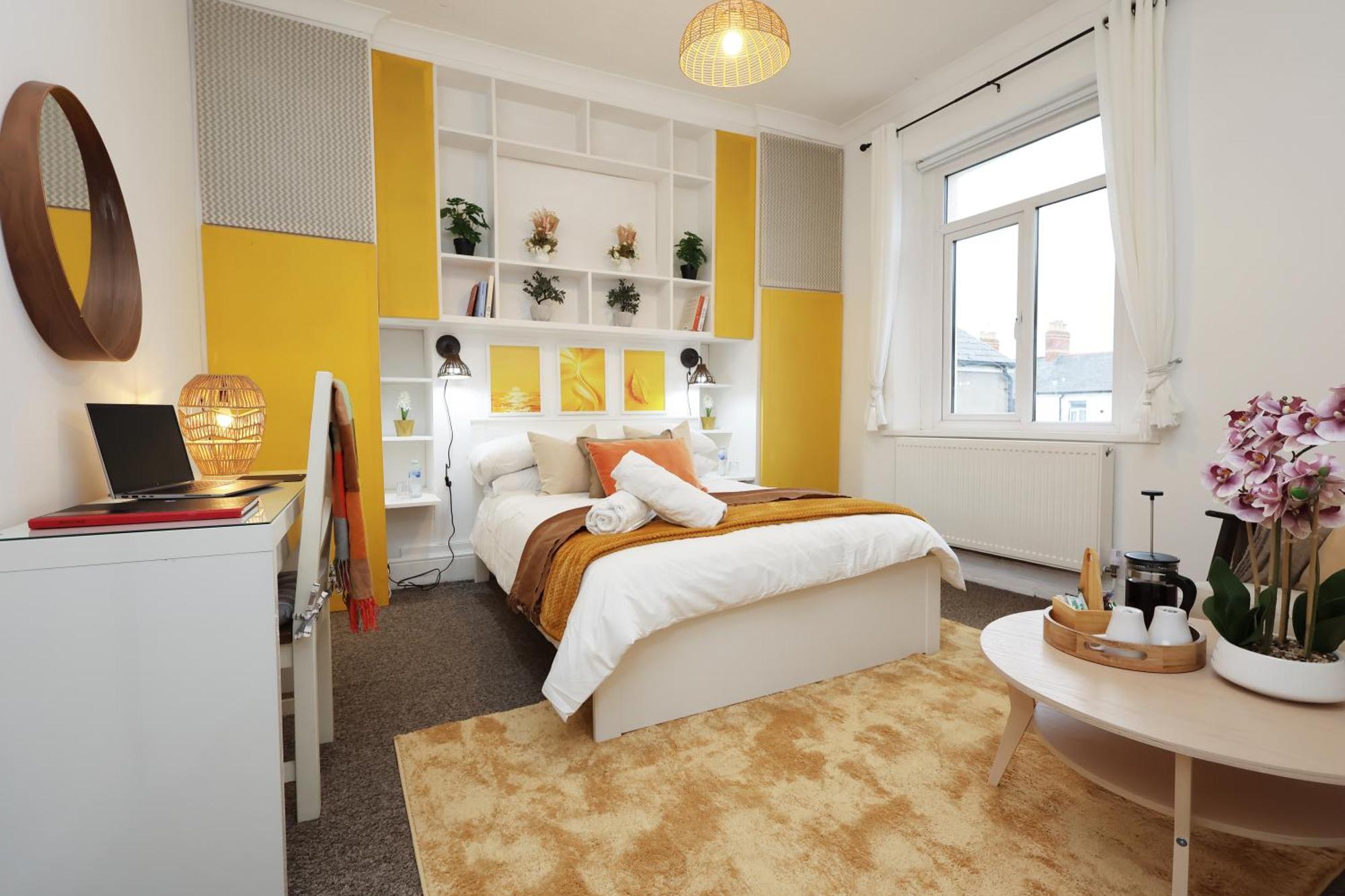 Cardiff City Guesthouse, Central Rooms, Fast Wi-Fi, On-Street Parking Extérieur photo